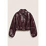 CHERRY - 'CHARLY JACKET' - PRETTY LAQUÉ CROPPED JACKET