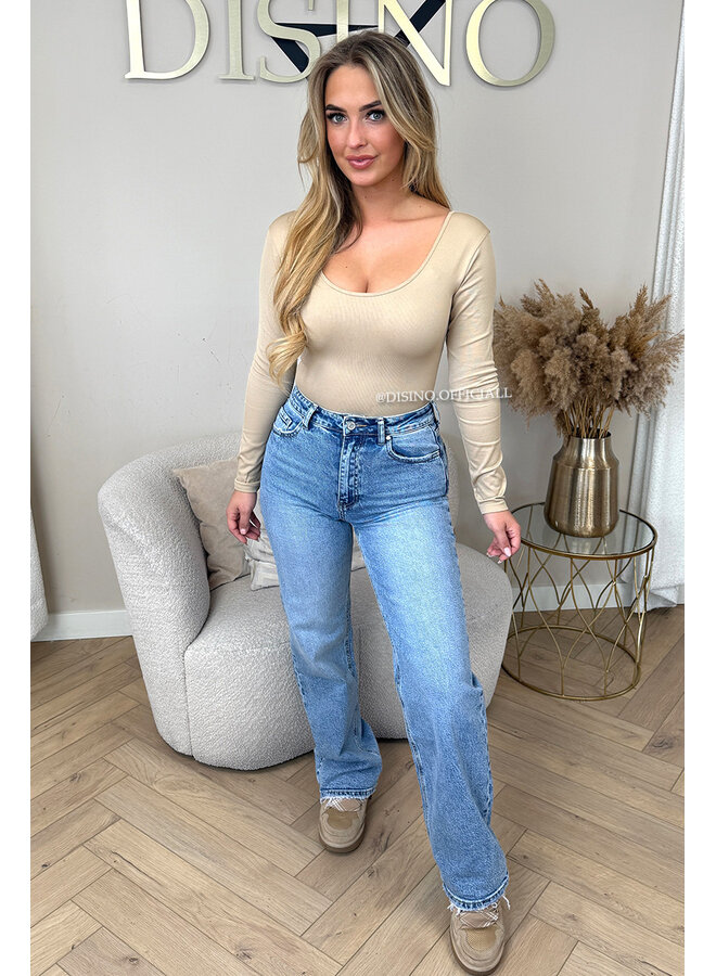 NUDE - 'JAMILLA BODYSUIT' - SUPER SHAPING RIBBED BODYSUIT