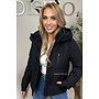 BLACK - 'ZOEY SHORT COAT' - PREMIUM QUALITY WINTER COAT