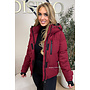 BORDEAUX - 'ZOEY SHORT COAT' - PREMIUM QUALITY WINTER COAT
