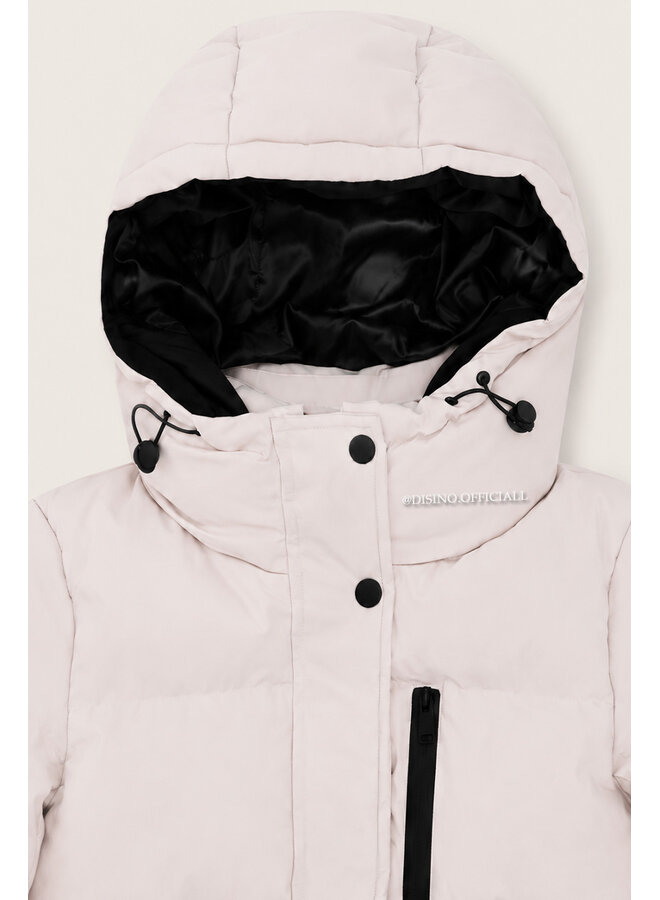 BEIGE - 'ZOEY SHORT COAT' - PREMIUM QUALITY WINTER COAT