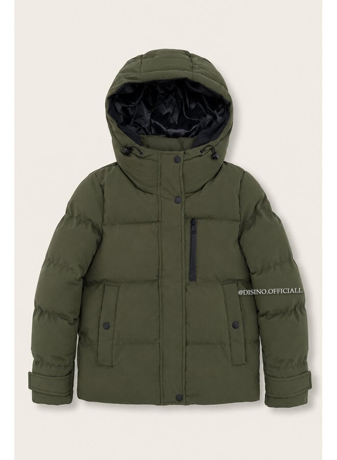 GREEN - 'ZOEY SHORT COAT' - PREMIUM QUALITY WINTER COAT