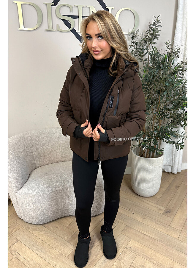 GREY - 'ZOEY SHORT COAT' - PREMIUM QUALITY WINTER COAT
