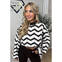 CHOCO - 'ZIGZAG KNIT' - PREMIUM QUALITY OVERSIZED ZIGZAG KNIT