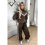 CHOCO - 'ADRIA SET' - STRIPED JACKET + JOGGER SET