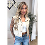 BEIGE - 'HAILEY GILET' - PREMIUM CARGO GILET TOP