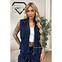 NAVY BLUE - 'ALIX GILET' - PREMIUM QUALITY PARACHUTE CARGO GILET