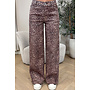 CHOCO - 'BAMBI JEANS' - SUPER STRETCH ANIMAL PRINT WIDE LEG JEANS