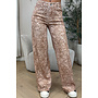 CAMEL - 'BAMBI JEANS' - SUPER STRETCH ANIMAL PRINT WIDE LEG JEANS