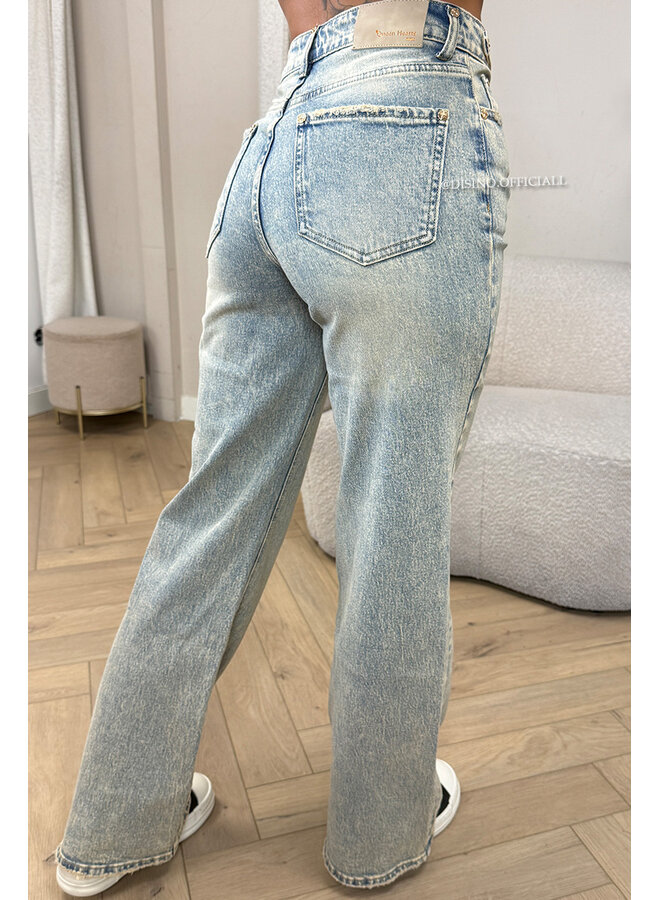 DIRTY BLUE - 'MIAMI JEANS' - PERFECT STRETCH HIGH WAIST JEANS