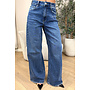 DARK BLUE - 'MANILA JEANS' - BAGGY FIT STRETCH JEANS