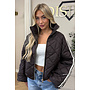 CHOCO - 'MALOU JACKET' - VIRAL STRIPED PUFFER JACKET