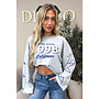 GREY - '1998 SWEATER' - OVERSIZED LONGSLEEVE SWEATER
