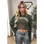 ARMY GREEN - 'HAILEY LONGSLEEVE' - OVERSIZED ORIGINALS STUDIO LONGSLEEVE TOP