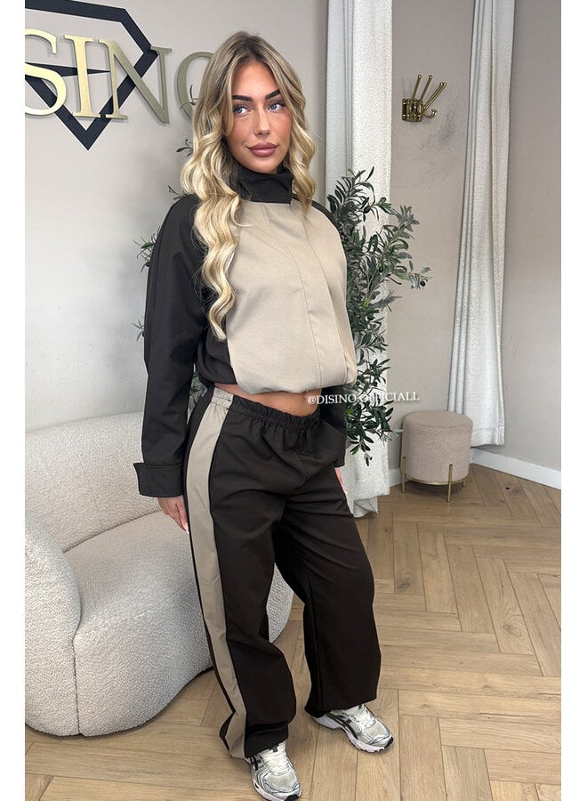 CHOCO - ‘MONACO SET’ – PREMIUM QUALITY COLORBLOCK TRACKSUIT