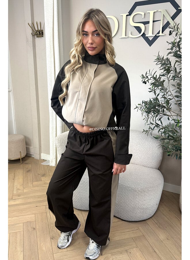 CHOCO - ‘MONACO SET’ – PREMIUM QUALITY COLORBLOCK TRACKSUIT
