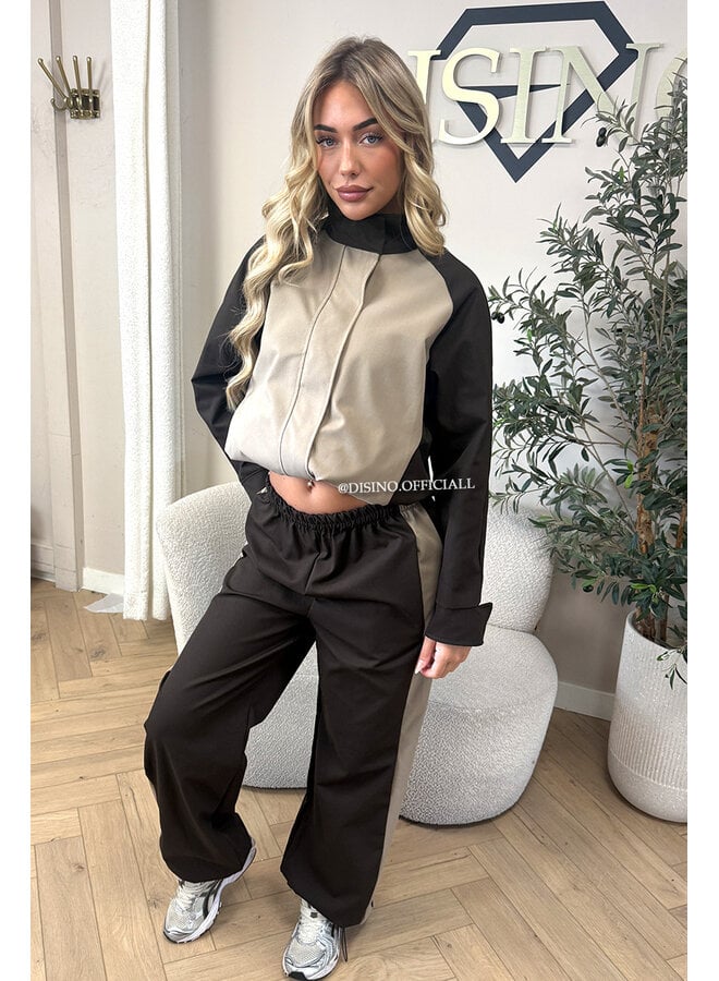 CHOCO - ‘MONACO SET’ – PREMIUM QUALITY COLORBLOCK TRACKSUIT