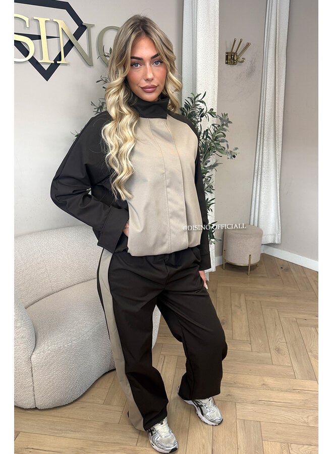 CHOCO - ‘MONACO SET’ – PREMIUM QUALITY COLORBLOCK TRACKSUIT