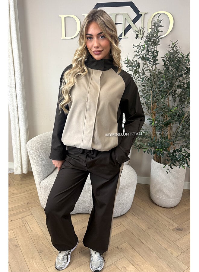 CHOCO - ‘MONACO SET’ – PREMIUM QUALITY COLORBLOCK TRACKSUIT