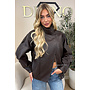 CHOCO - 'ZORA JACKET' - PREMIUM OVERSIZED HIGH NECK LEATHER BOMBER JACKET