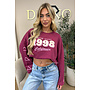CHERRY - '1998 SWEATER' - OVERSIZED LONGSLEEVE SWEATER