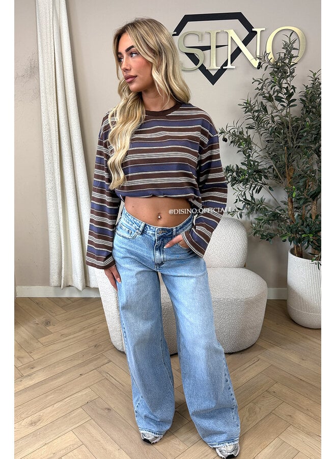 CHOCO – ‘ORIANA’ – OVERSIZED STRIPED LONGSLEEVE