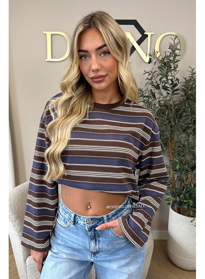 CHOCO – ‘ORIANA’ – OVERSIZED STRIPED LONGSLEEVE