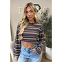 CHOCO – ‘ORIANA’ – OVERSIZED STRIPED LONGSLEEVE