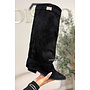 BLACK - 'SUEDE STEFFI BOOTS' - VIRAL SHORT SHARK BOOTS