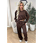 CHOCO - 'ALBA SET' - OVERSIZED CROPPED SWEATER + PANTS TWO PIECE SET