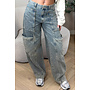 DIRTY WASH – ‘DETROIT JEANS’ – UTILITY POCKET BAGGY JEANS