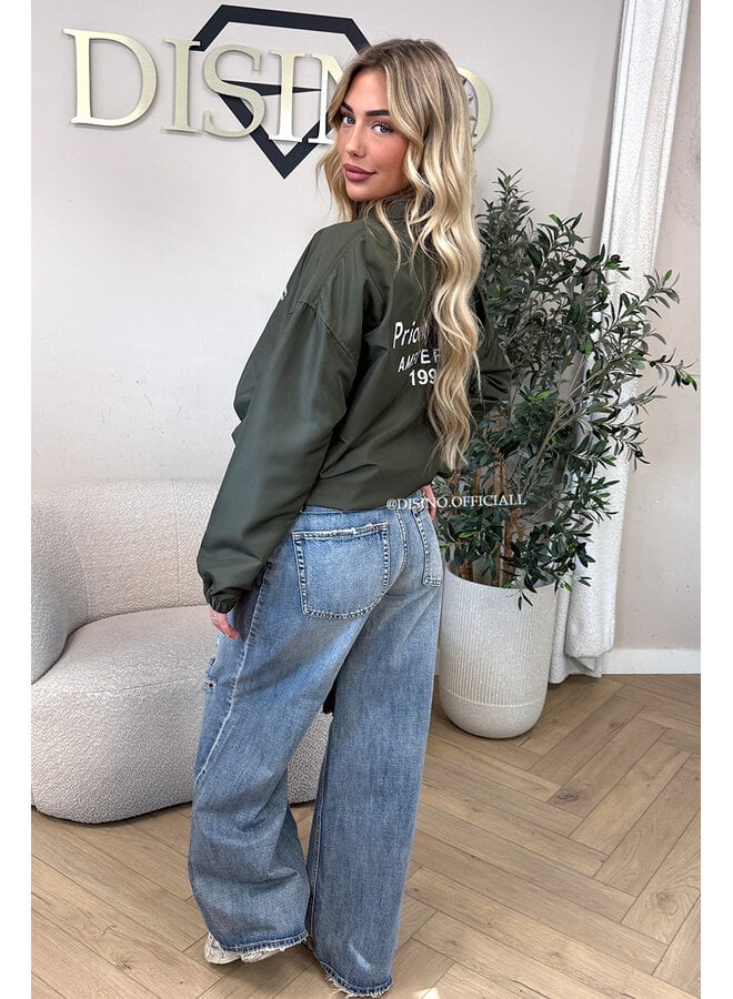 ARMY GREEN - 'PRIORITY WINDJACKET'