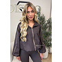 TAUPE – ‘SORENZA JACKET’ – PREMIUM QUALITY CHECKED WINDBREAKER JACKET