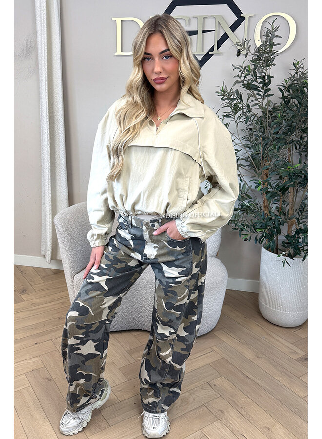 CAMO - 'TYLER BARREL JEANS' - CAMO BARREL FIT JEANS