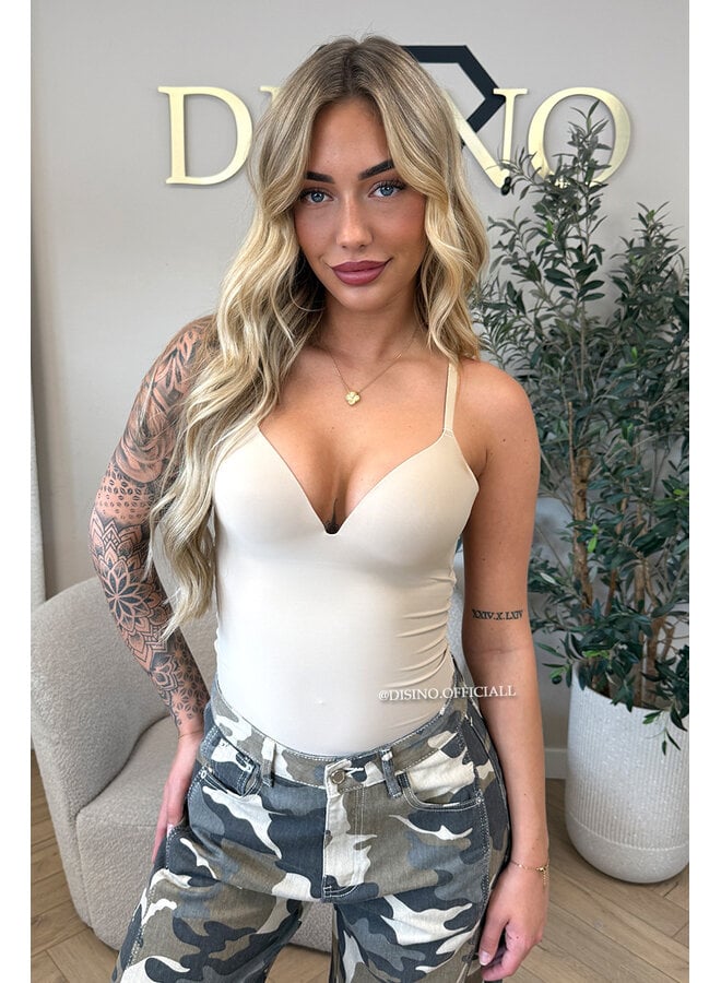 NUDE - 'NATHALIE BODYSUIT' - CLASSY SHAPING SEAMLESS BODYSUIT