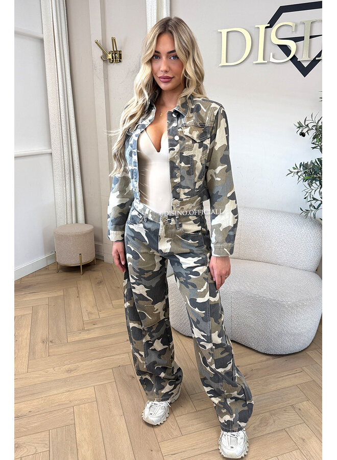 CAMO - 'TYLER JACKET' - CAMO DENIM JACKET