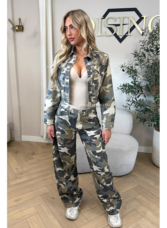 CAMO - 'TYLER JACKET' - CAMO DENIM JACKET