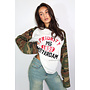 ARMY - 'AMSTERDAM LONGSLEEVE' - OVERSIZED PRIORITY CAMO SLEEVE LONGSLEEVE