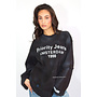 BLACK - 'DESTROYED LONGSLEEVE' - OVERSIZED PRIORITY AMSTERDAM LONGSLEEVE