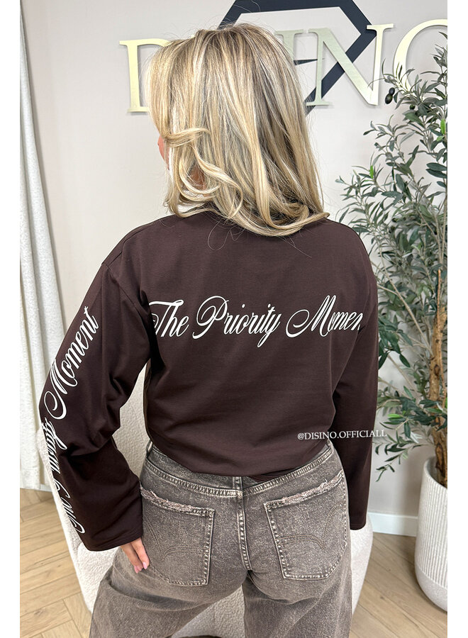 CHOCO - 'MOVEMENT LONGSLEEVE' - PRINTED SLEEVES LONGSLEEVE TOP