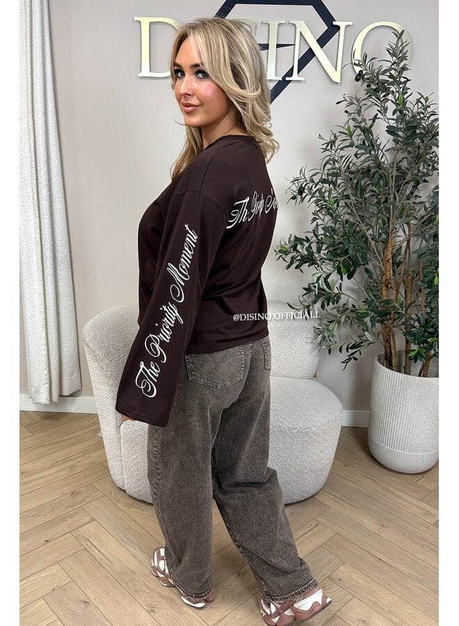 CHOCO - 'MOVEMENT LONGSLEEVE' - PRINTED SLEEVES LONGSLEEVE TOP
