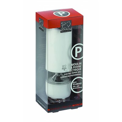 Peugeot Elektrische zoutmolen Alaska wit 17 cm