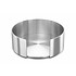 Zack Set van 6 glasonderzetters met inox houder, Vetro
