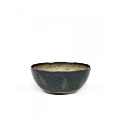 Terres de Rêves Bowl, M, misty grey-dark blue