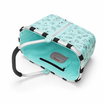 Reisenthel Carrybag XS kids cats and dogs mint