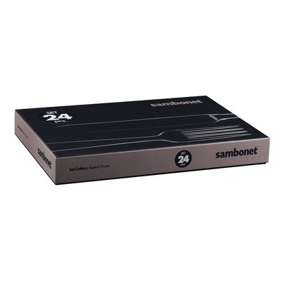 Sambonet Contour 24-delig monobloc inox bestek