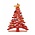 Alessi Bark for Christmas Kerstboom rood