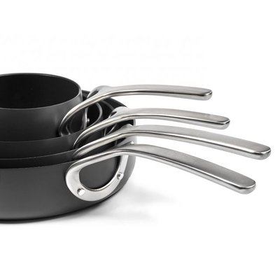 Pure Cookware Braadslede anti-kleef 34x23x6 cm ebony black