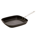 Healthy Pan Grillpan alu met gleuf zwart, D28 cm