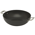 Le Creuset Wok anti-kleef Les Forgees 32 cm, 2 oren